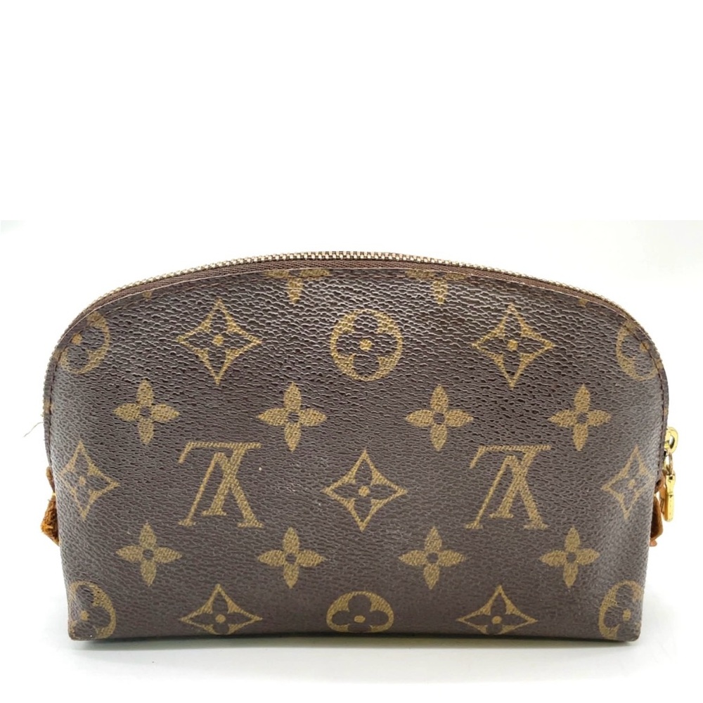 X SOLD X Auth LOUIS VUITTON Monogram Pochette Cosmetic Pouch - Picture 4 of 16